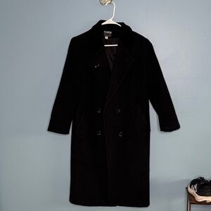 Karen Scott Elegant Black Coat